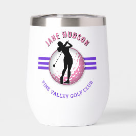 Elegant Women Golfer Design
