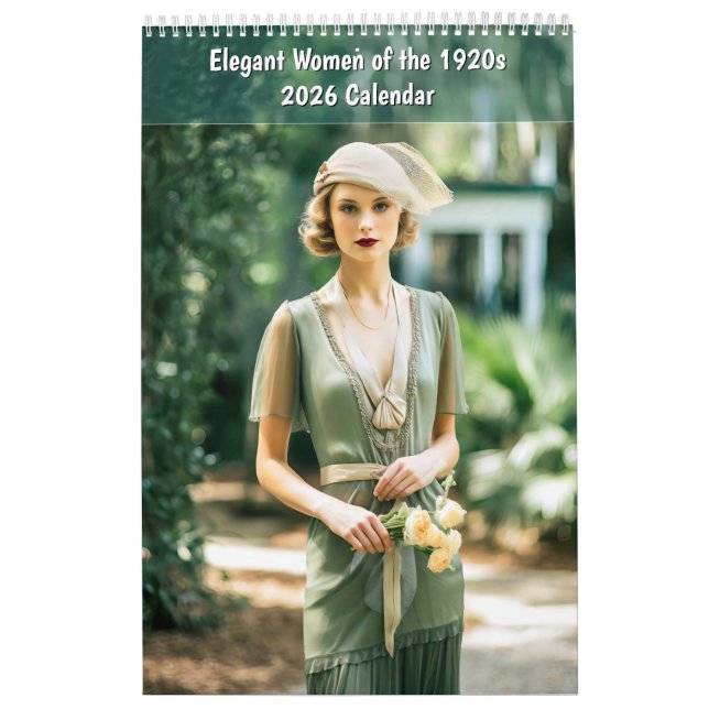 Elegant Women of the 1920s – 2026 Calendar Kalender (Omslag)