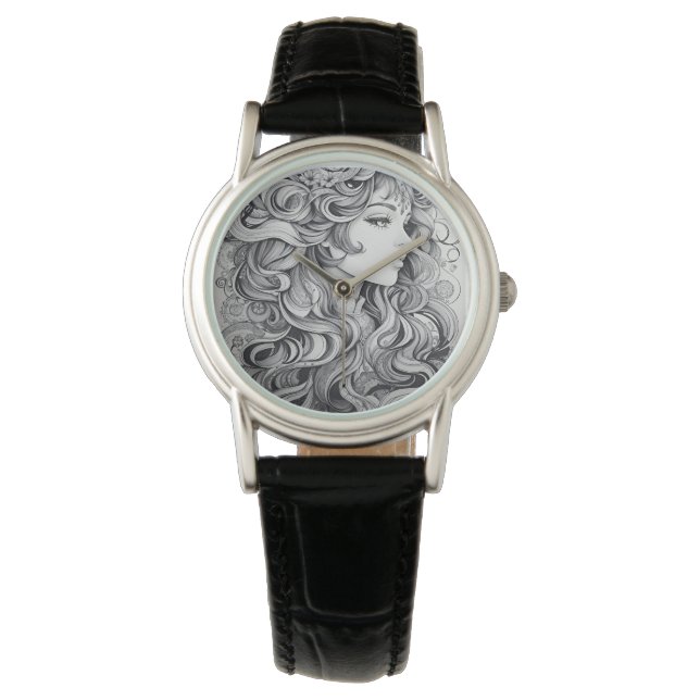 Elegant Women's Watch - Artistic Birthday Gift for Armbandsur (Framsida)