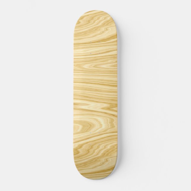 Elegant Wood 3 Mini Skateboard Bräda 18,5 Cm (Framsida)