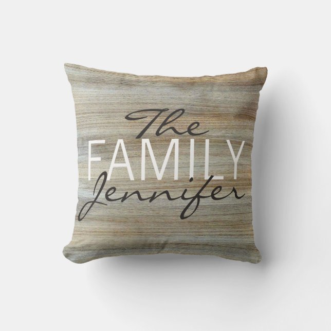 Elegant Wood kornbakgrund #2 Kudde (Framsida)