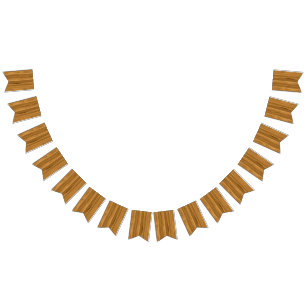 Elegant Wood kornstil Vimplar