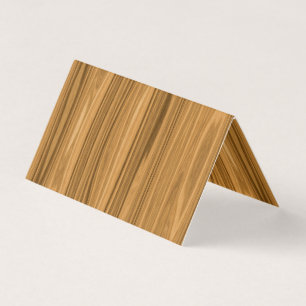 Elegant Wood kornstil Visitkort