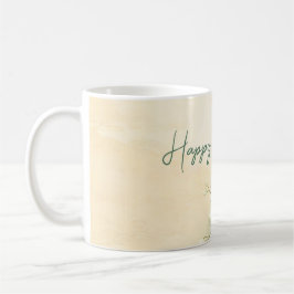 Elegant Yellow Orchid Birthday Mug Kaffemugg