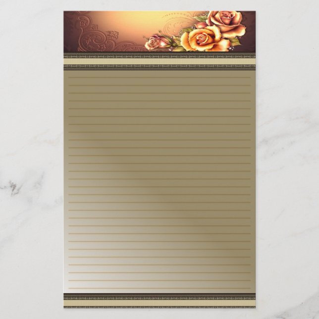 Elegant Yet roligt Brevpapper (Framsida)