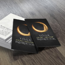 Elegant YOGA Black & Guld ZEN Symbol Glowing Light