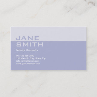 Elegant yrkesmässig inredingsdesigndekoratör visitkort