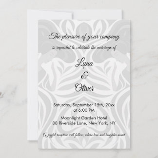 Elegant Yumeji-Inspired Wedding Invitation | MOMO Inbjudningar