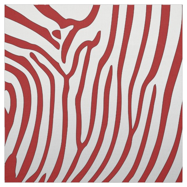 Elegant Zebra tryck Fabric Tyg (Prov)