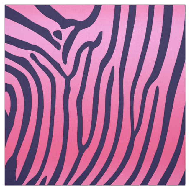 Elegant Zebra tryck Fabric Tyg (Prov)