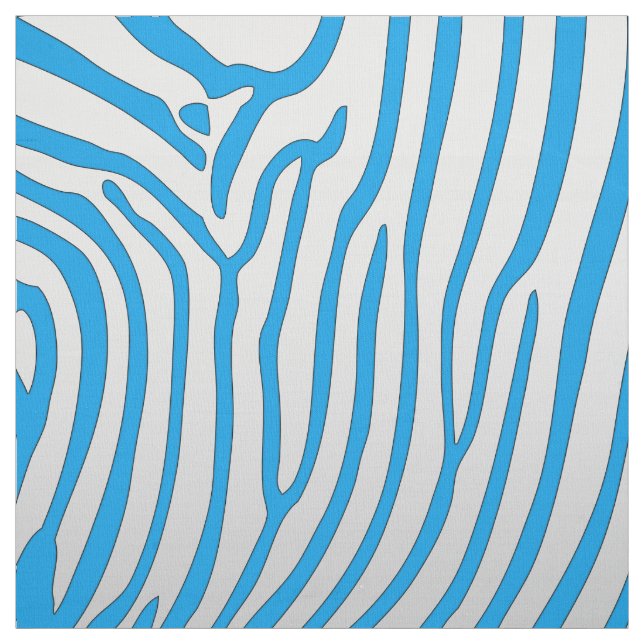 Elegant Zebra tryck Fabric Tyg (Prov)