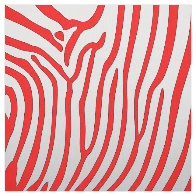 Elegant Zebra tryck Fabric Tyg (Prov)