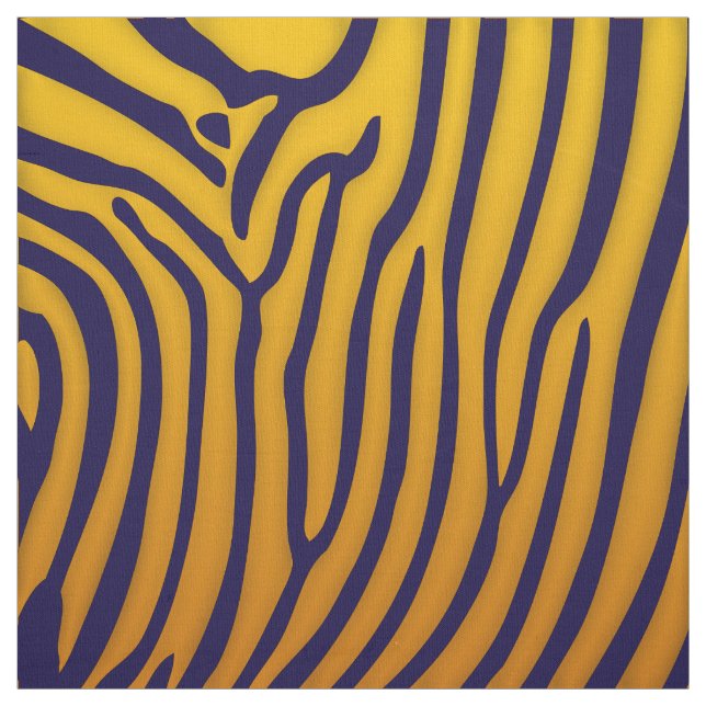Elegant Zebra tryck Fabric Tyg (Prov)