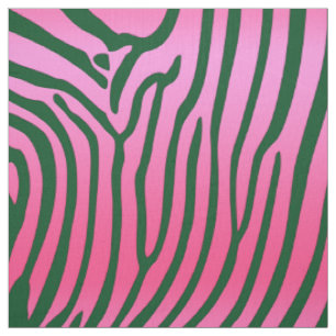 Elegant Zebra tryck Fabric Tyg