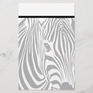 Elegant Zebrapapper med Brevpapper