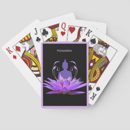 Elegant Zen Buddha Yoga Meditation Personlig Casinokort