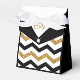 Elegant Zig Zag Mönster Presentaskar