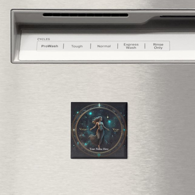 Elegant Zodiac Personlig Office Space Magnet (In Situ (Dishwasher))