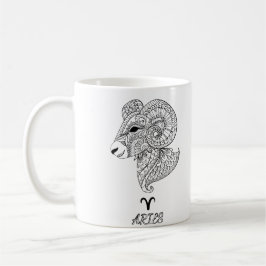 Elegant Zodiac-tecken Kaffe Mugg