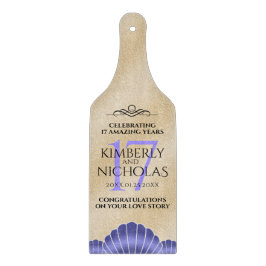 Eleganta 17:e snäckor bröllopsjubileum