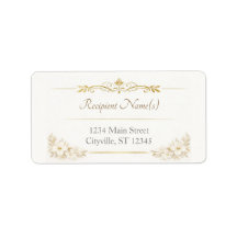 Eleganta adressetiketter – Personlig utsändning