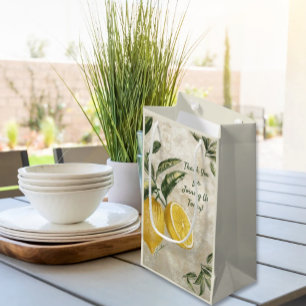 Eleganta Antika Citroner - Redigerbar Rustik Prese