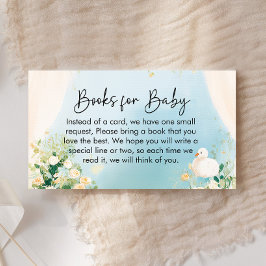 Eleganta Baby Shower-böcker för bebis Tilläggskort