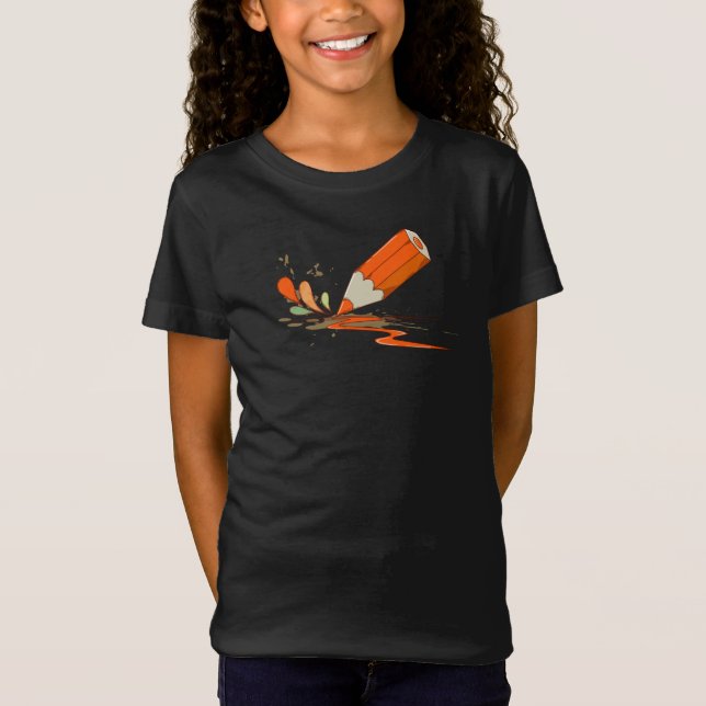eleganta barnt-shirts t shirt (Framsida)