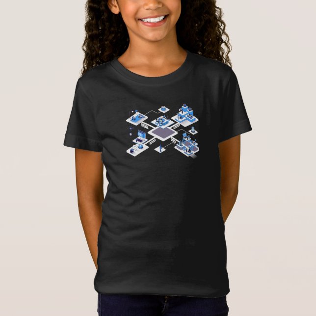 eleganta barnt-shirts t shirt (Framsida)