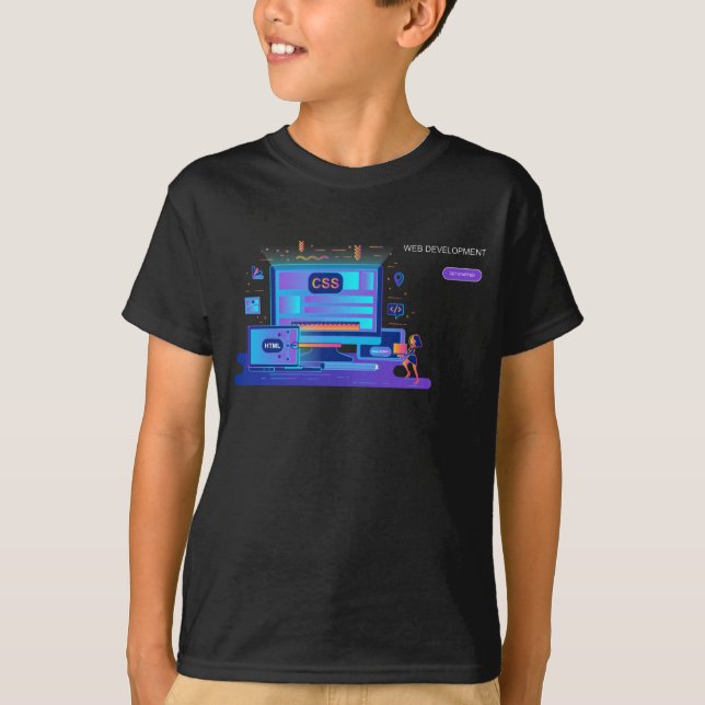 eleganta barnt-shirts t shirt (Framsida)