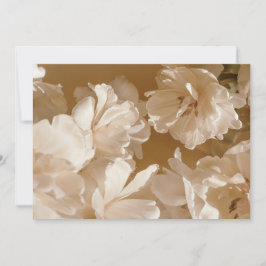 Eleganta Beige Tulpaner. vårestetik Tack Kort