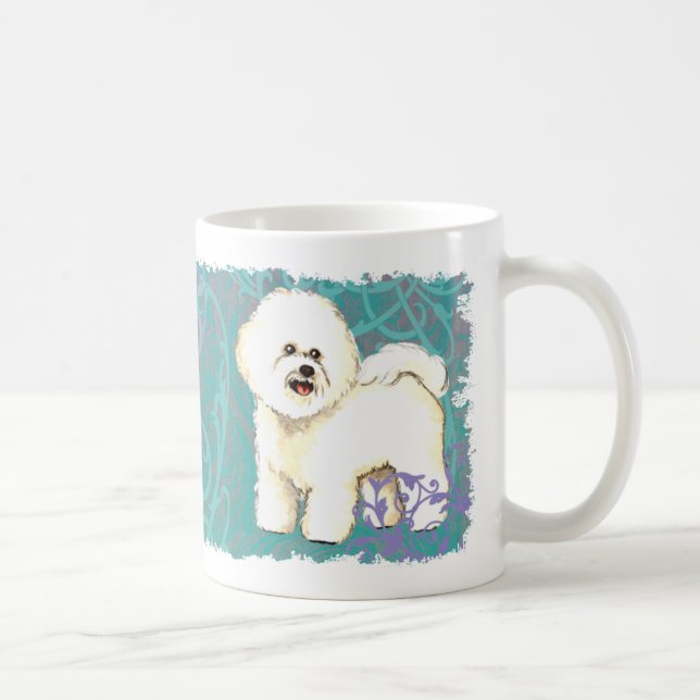 Eleganta Bichon Frise Kaffemugg (Höger)
