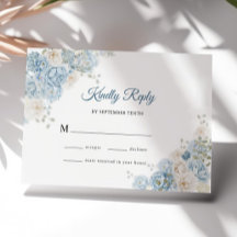 Eleganta blå blommande bröllopsvattenrosor