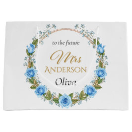 Eleganta blå rosor & babysand 