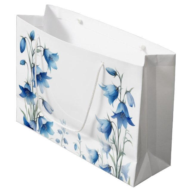 Eleganta blåklockor blommor  (Framsidan Vinklad)