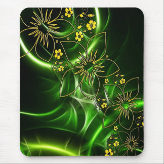 Eleganta blom- Mousepad Musmatta