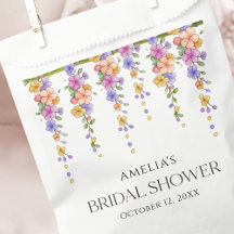 Eleganta blommiga vinbröllopsfestpresentförpacknin
