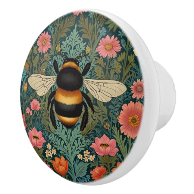Eleganta boho retro humlor vårblommor  knopp (Höger)