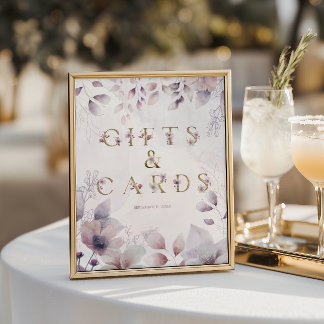 Eleganta botaniska presenter och kort Baby Shower  Poster (Skapare uppladdad)