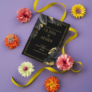 Eleganta bröllop - Gåvor Rik Invitation Bröllops Inbjudningar