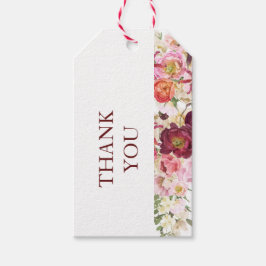 ELEGANTA Bröllopsblommor Presentetikett