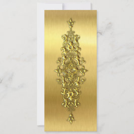 Eleganta bröllopsplatskort, guld inbjudningar
