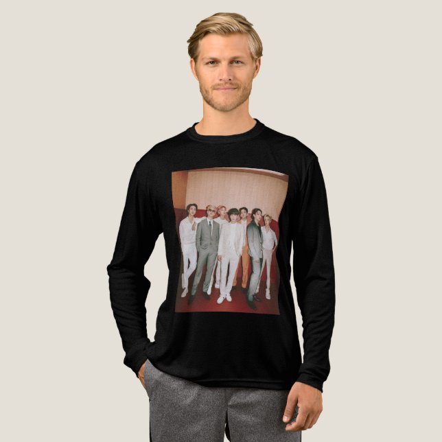 Eleganta BTS T-shirts för män (Hel framsida)