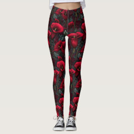 Eleganta Calla Lilies Julpresenter Dam Atlet Leggings