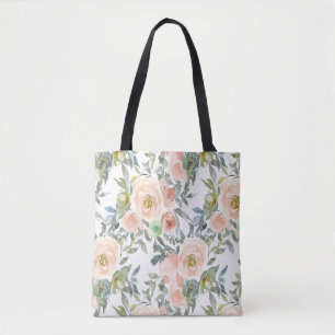 Eleganta Chic Rosor, Motiverande Meddelande  Tygkasse