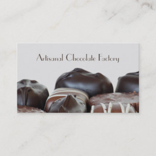 Eleganta chokladgodisvisitkortar visitkort