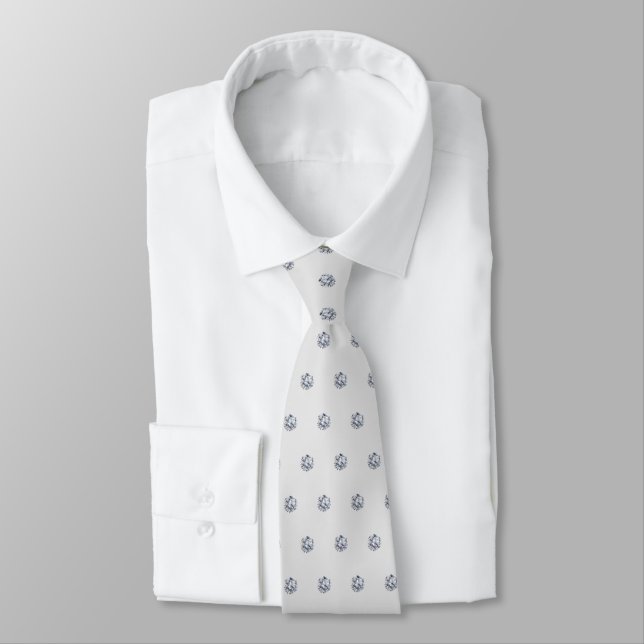 Eleganta diamanter på silvergrå slips (Bunden)