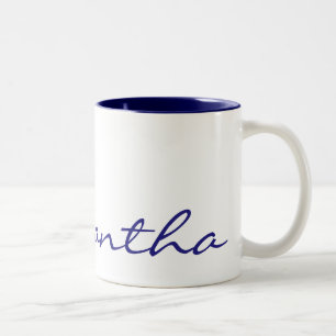 eleganta enkla moderna chic moderiktiga Två-Tonad mugg
