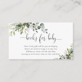 Eleganta Eucalyptus-böcker för bebis Tilläggskort