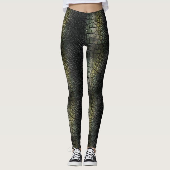 Eleganta exotiska motivpresentidéer  Atletisk Leggings (Framsida)